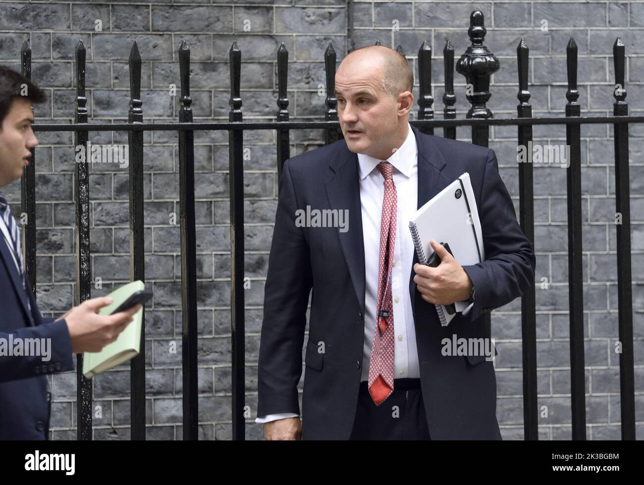 Jake Berry MP (Con: Rossendale and Darwen) Minister without Portfolio, in Downing Street, September 2022 Stock Photo
