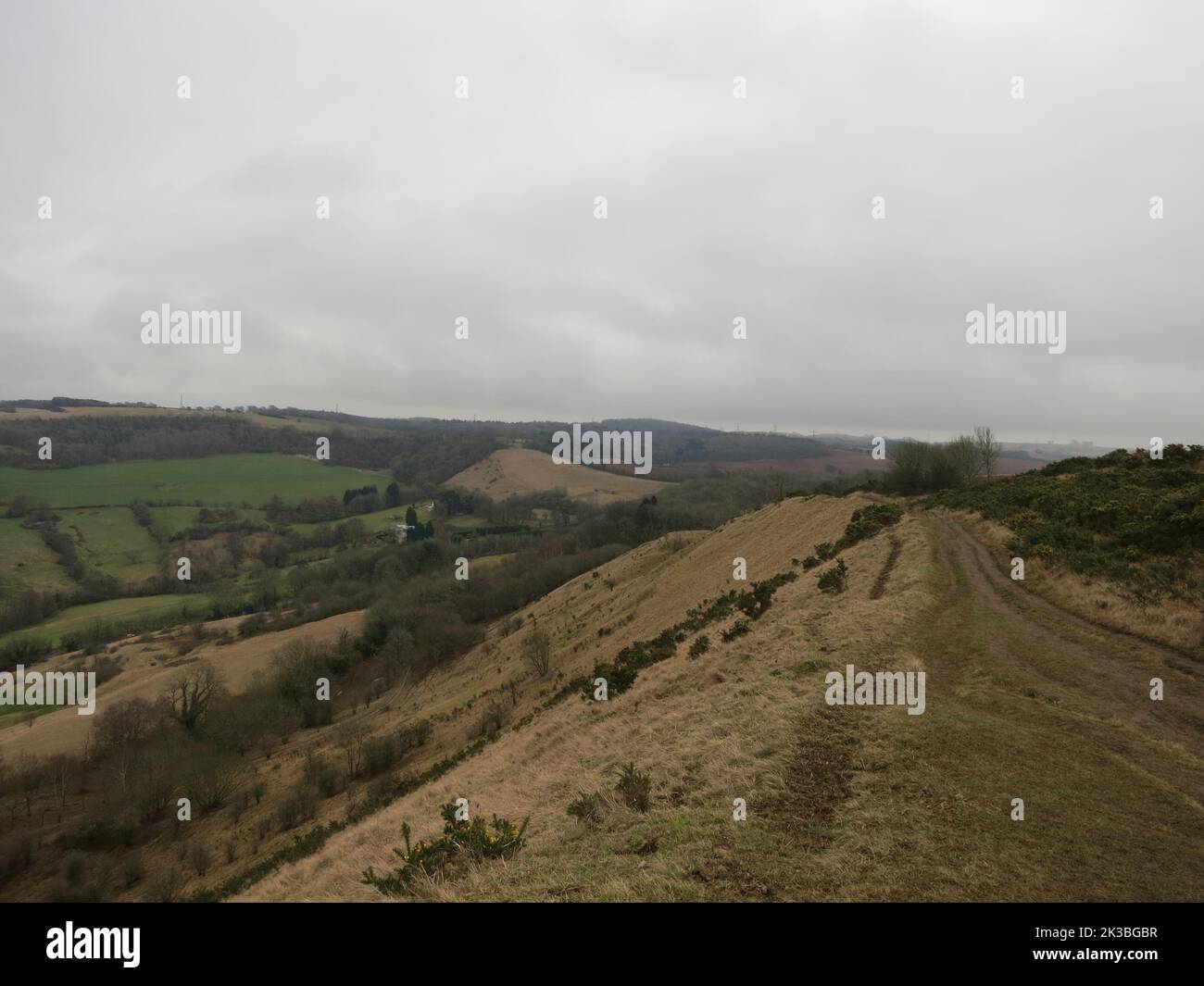Cotswold Way long distance footpath National Trail. The Cotswolds AONB
