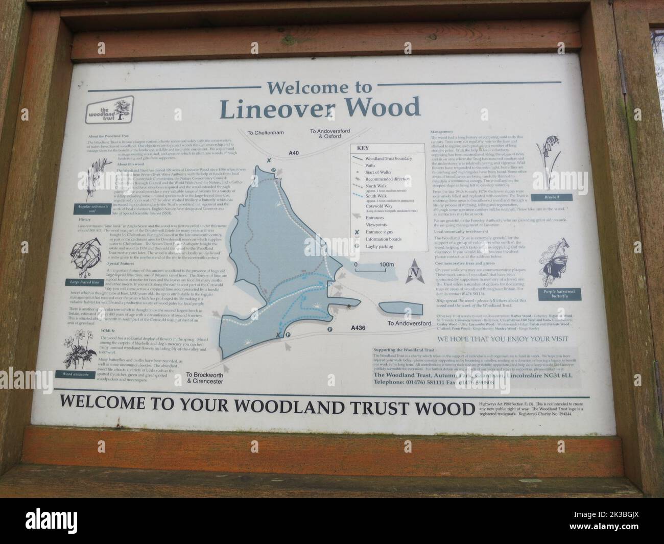 Cotswold Way long distance footpath National Trail. The Cotswolds AONB