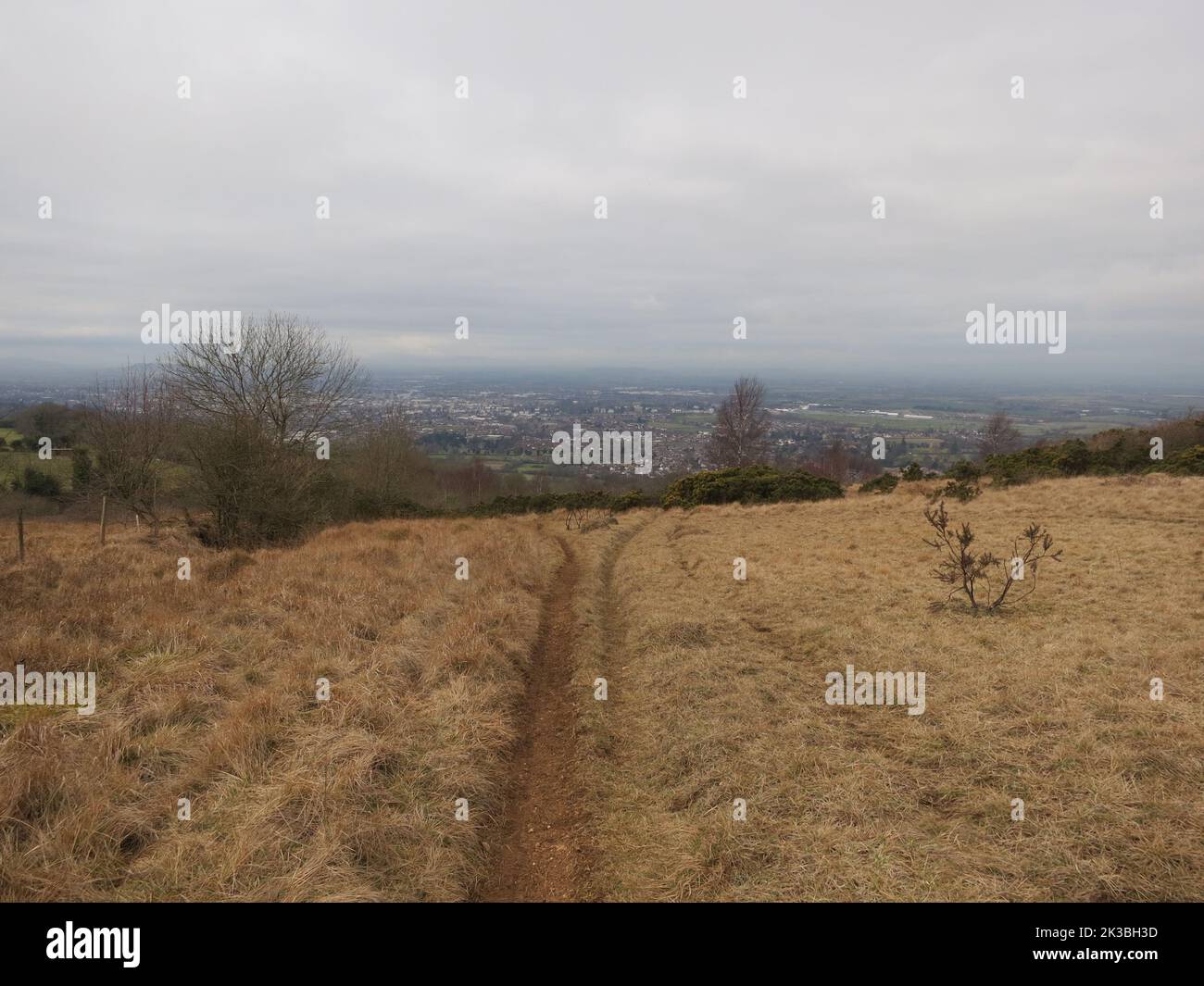 Cotswold Way long distance footpath National Trail. The Cotswolds AONB