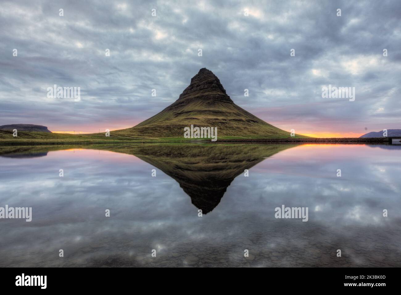 Iceland reflection Stock Photo