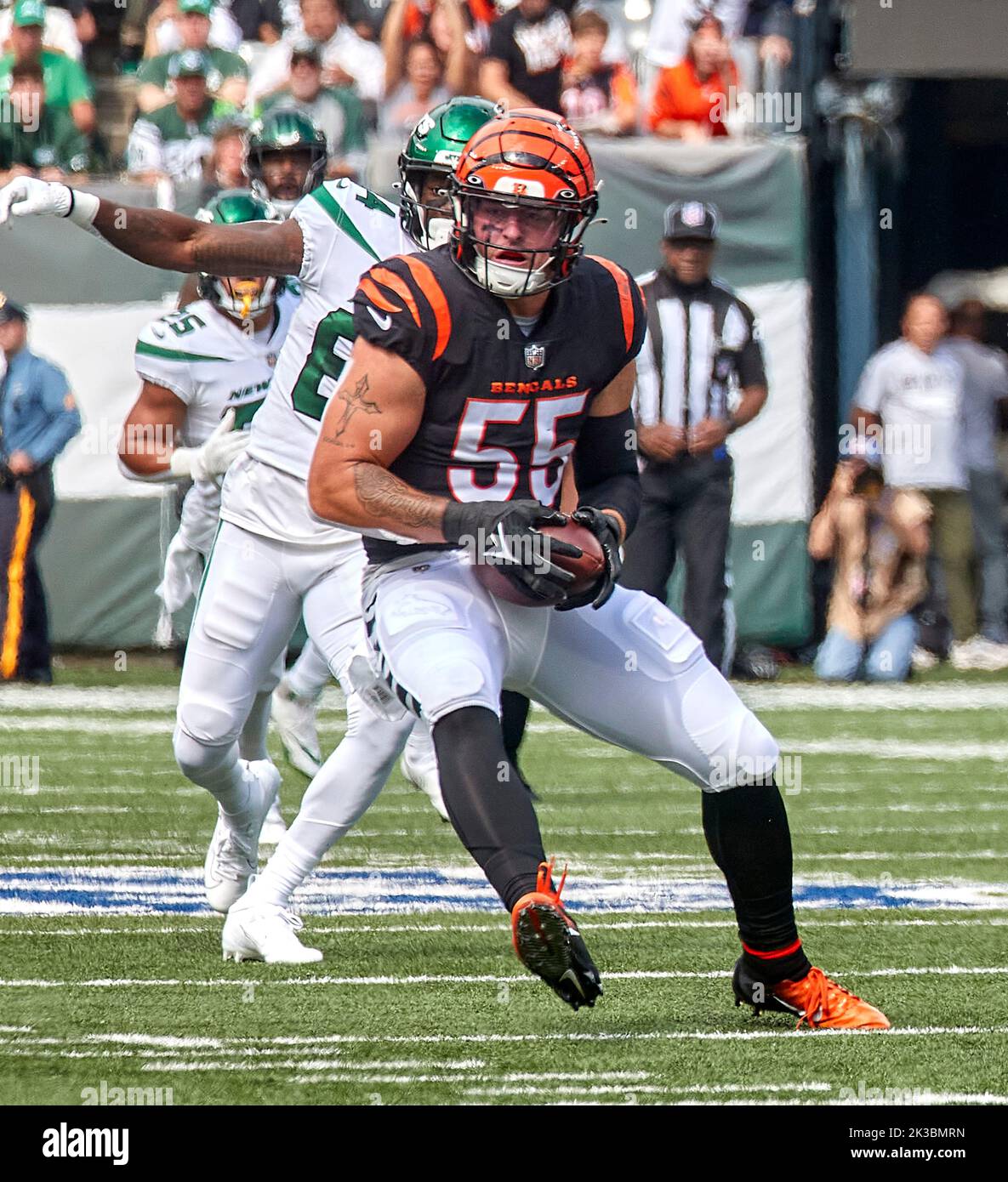 East Rutherford, New Jersey, USA. 26th Sep, 2022. Cincinnati Bengals ...