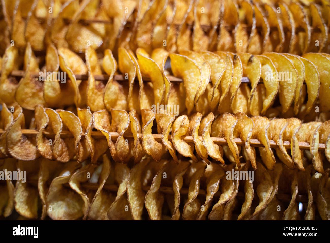 potato chips on a stick Stock Photo Alamy