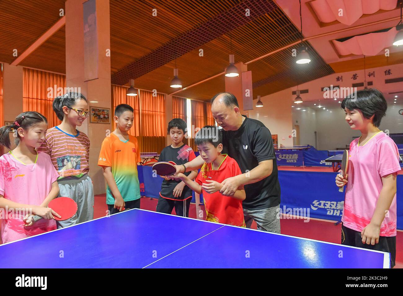 Chinese tennis table team hires stock photography and images Alamy