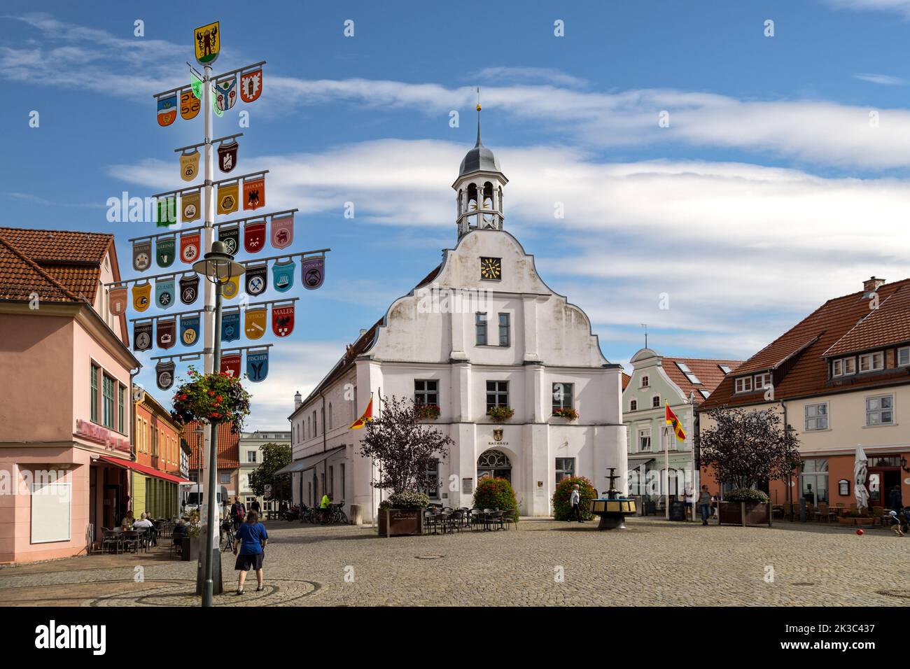 Restored town hall hi-res stock photography and images - Alamy
