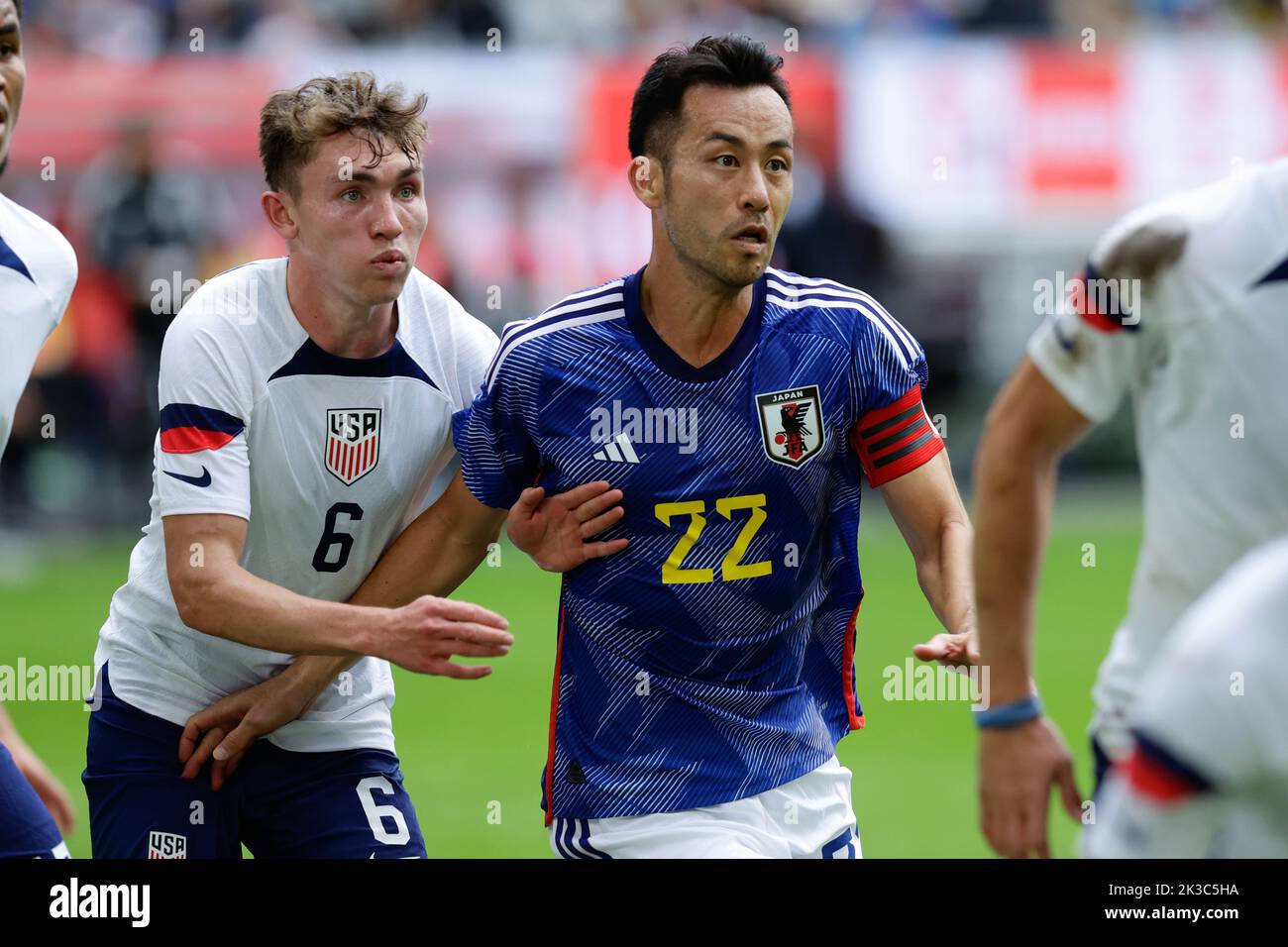 Dusseldorf, Germany. 23rd Sep, 2022. Maya Yoshida (JPN) Football/Soccer : International Friendly match between Japan 2-0 United States at Merkur Spiel-Arena in Dusseldorf, Germany . Credit: AFLO/Alamy Live News Stock Photo