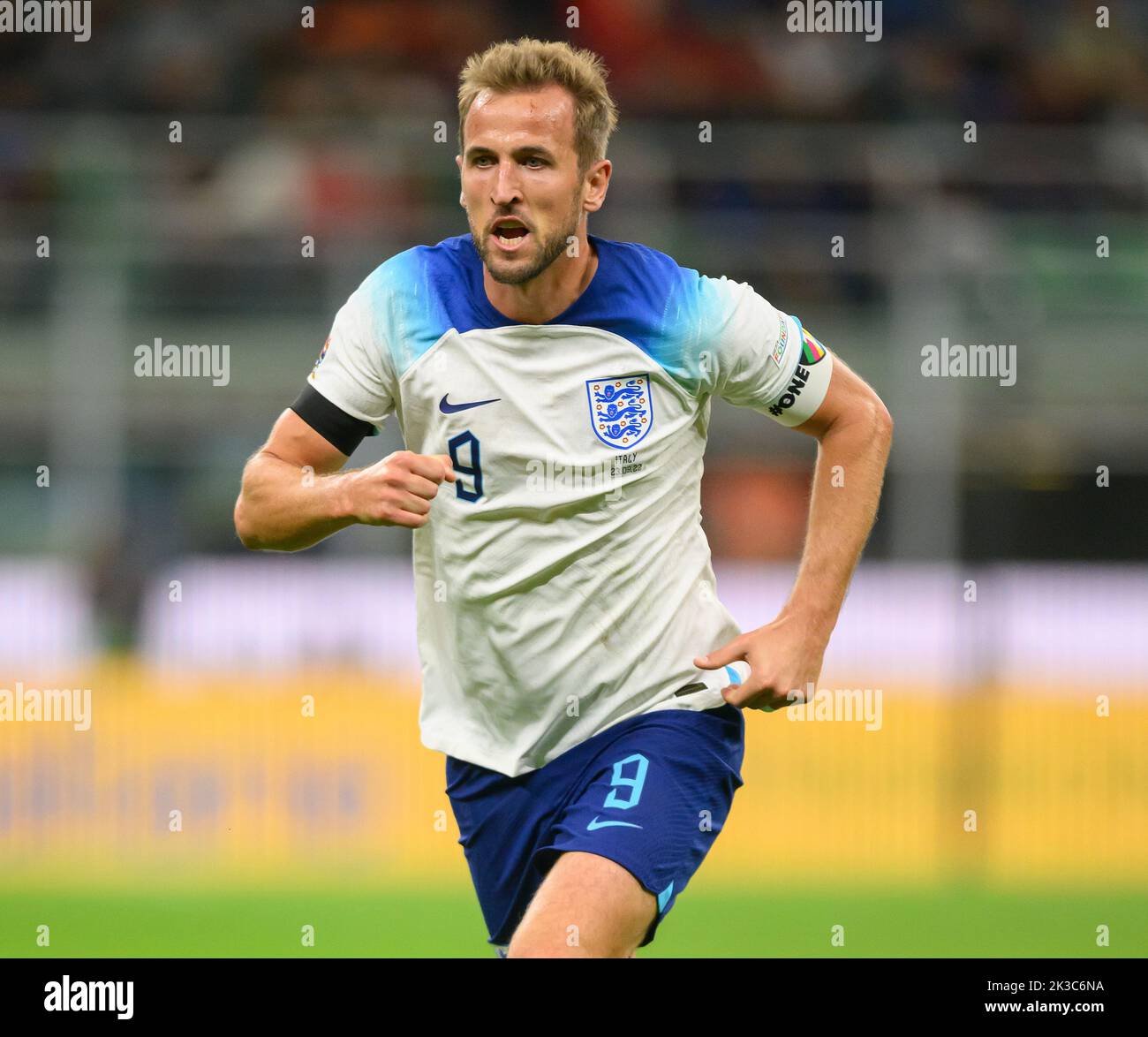 England's Harry Kane during the UEFA Nations League match at the San Siro, Milan, Italy Stock Photo