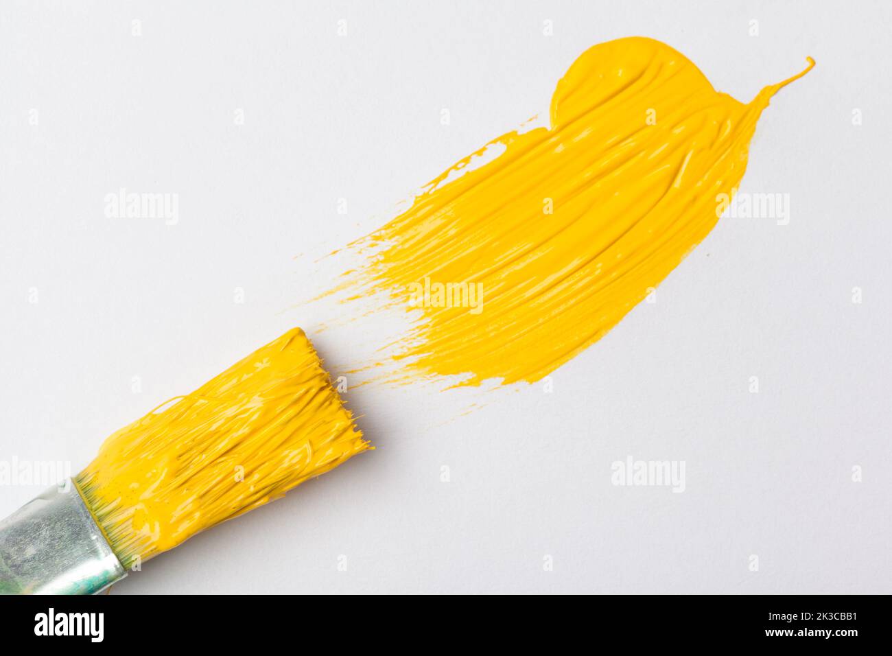 paint brush texture isolated on white Stock Photo - Alamy