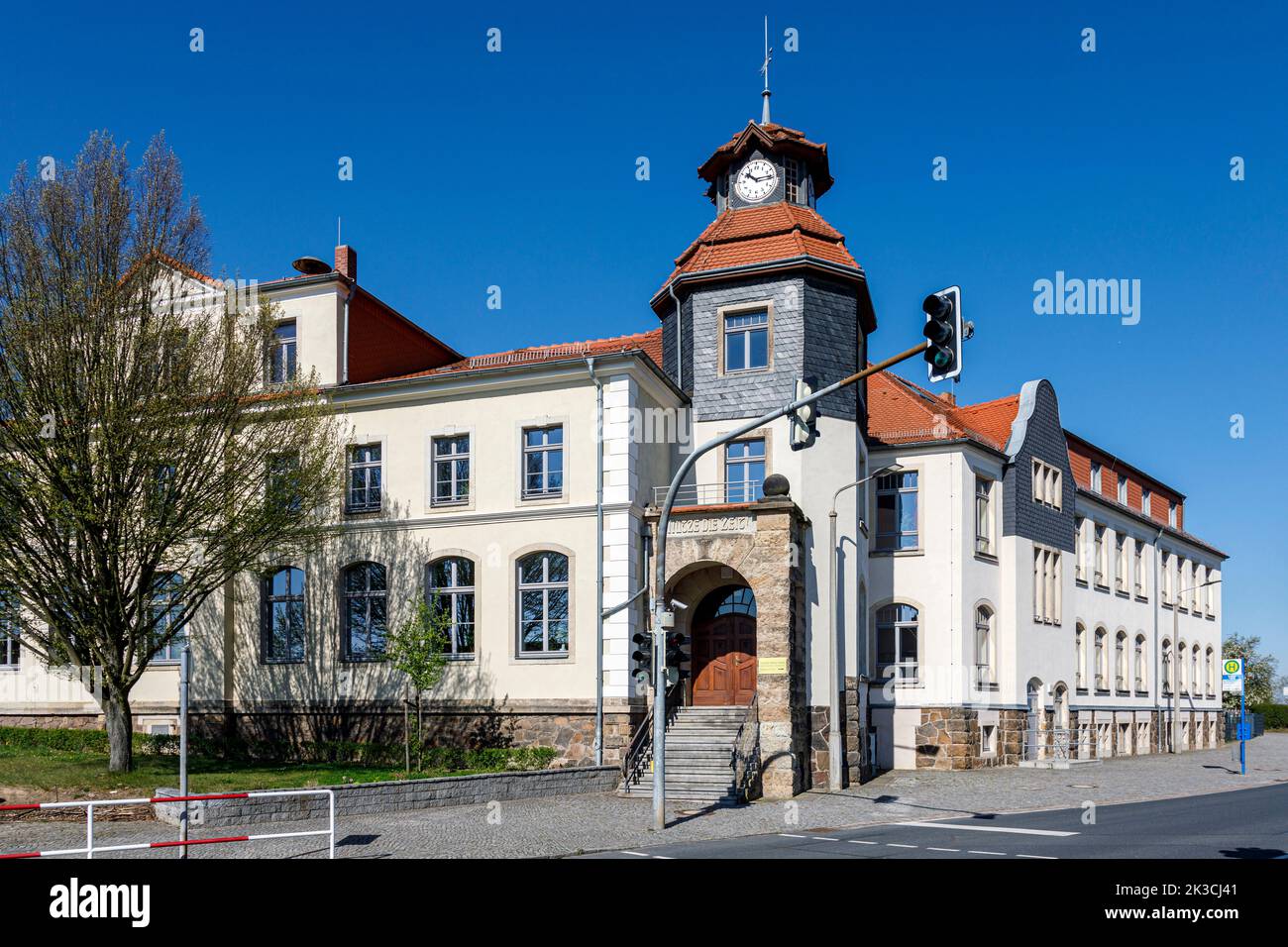 Kurfürst-Moritz-Schule Boxdorf Stock Photo