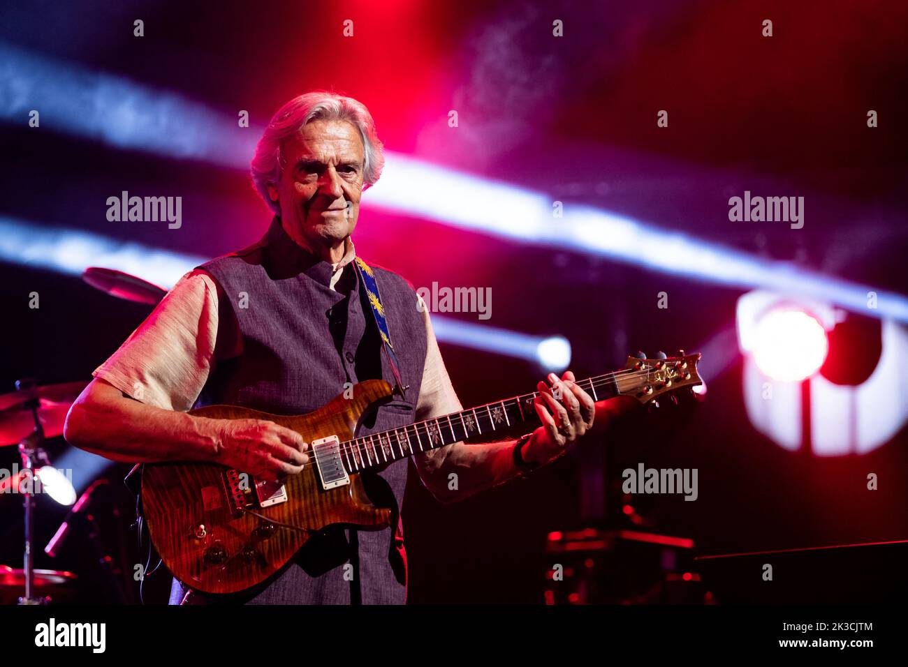 John McLaughlin perfoms at Montreux Jazz Festival, on July 11, 2022, in Montreux, Switzerland. Photo by Loona/ABACAPRESS.COM Stock Photo