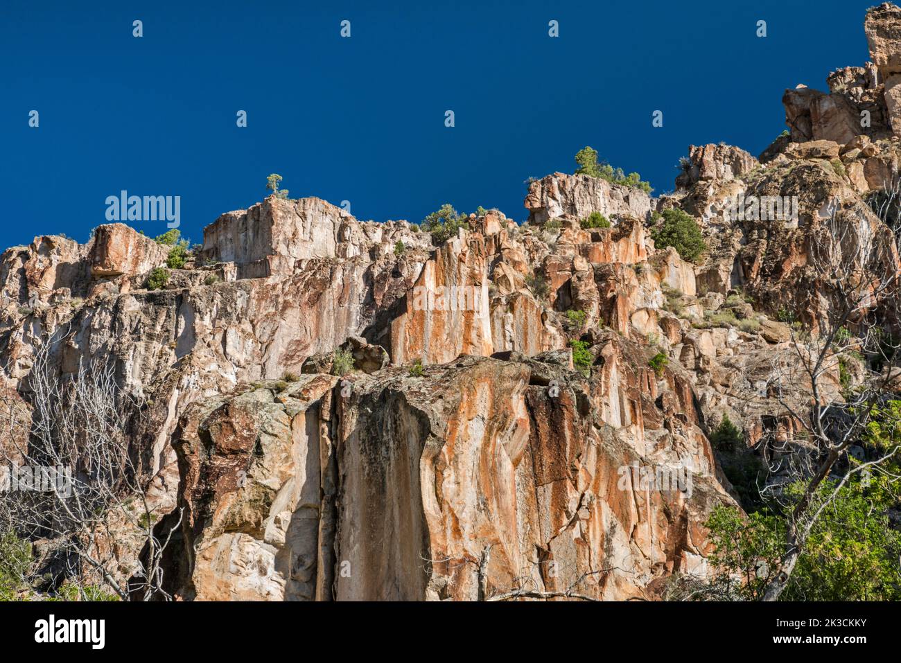 Rocks in Columnar Jointing area, Clear Creek Canyon, Utah 4 highway ...