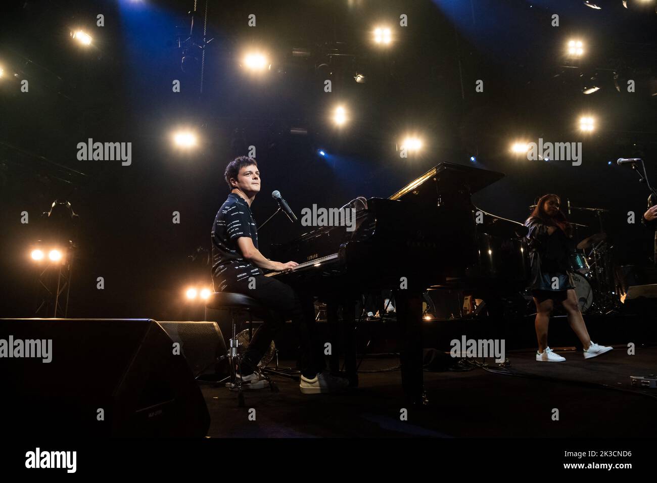 Jamie Cullum perfoms at Montreux Jazz Festival, on July 16, 2022, in Montreux, Switzerland. Photo by Loona/ABACAPRESS.COM Stock Photo