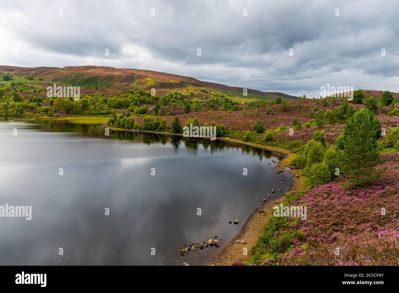 Loch Na Ba Ruaidhe, Kiltarlity, Inverness shire, United Kingdom Stock Photo