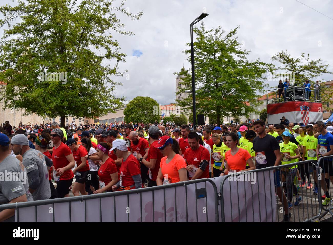 Zadar,Croatia; May 07.2017.Participants preparing for the "Wings for