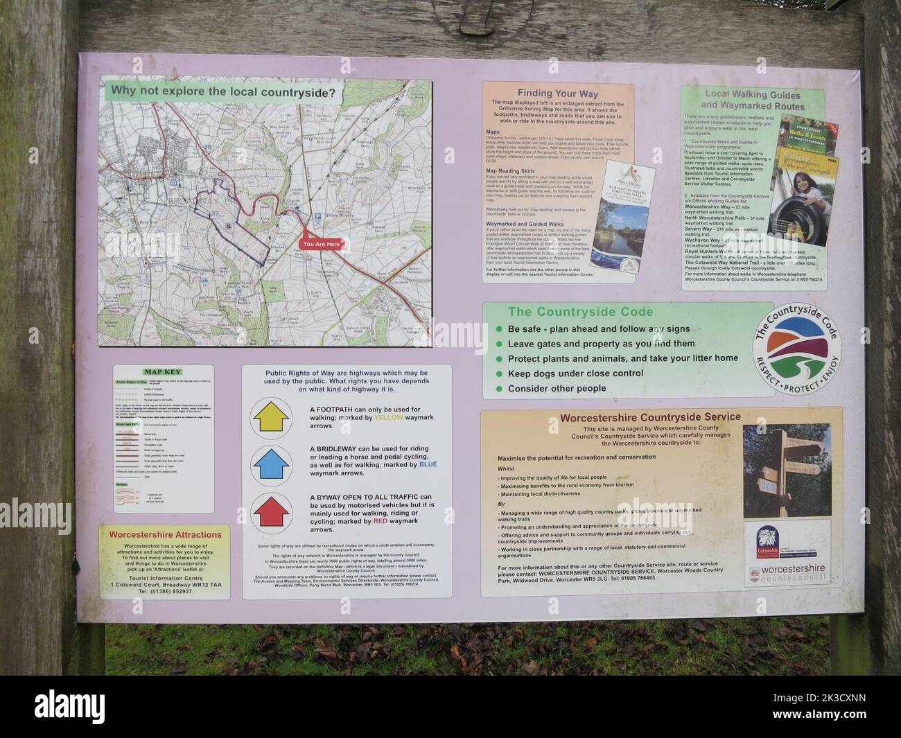 Cotswold Way long distance footpath National Trail. The Cotswolds AONB ...