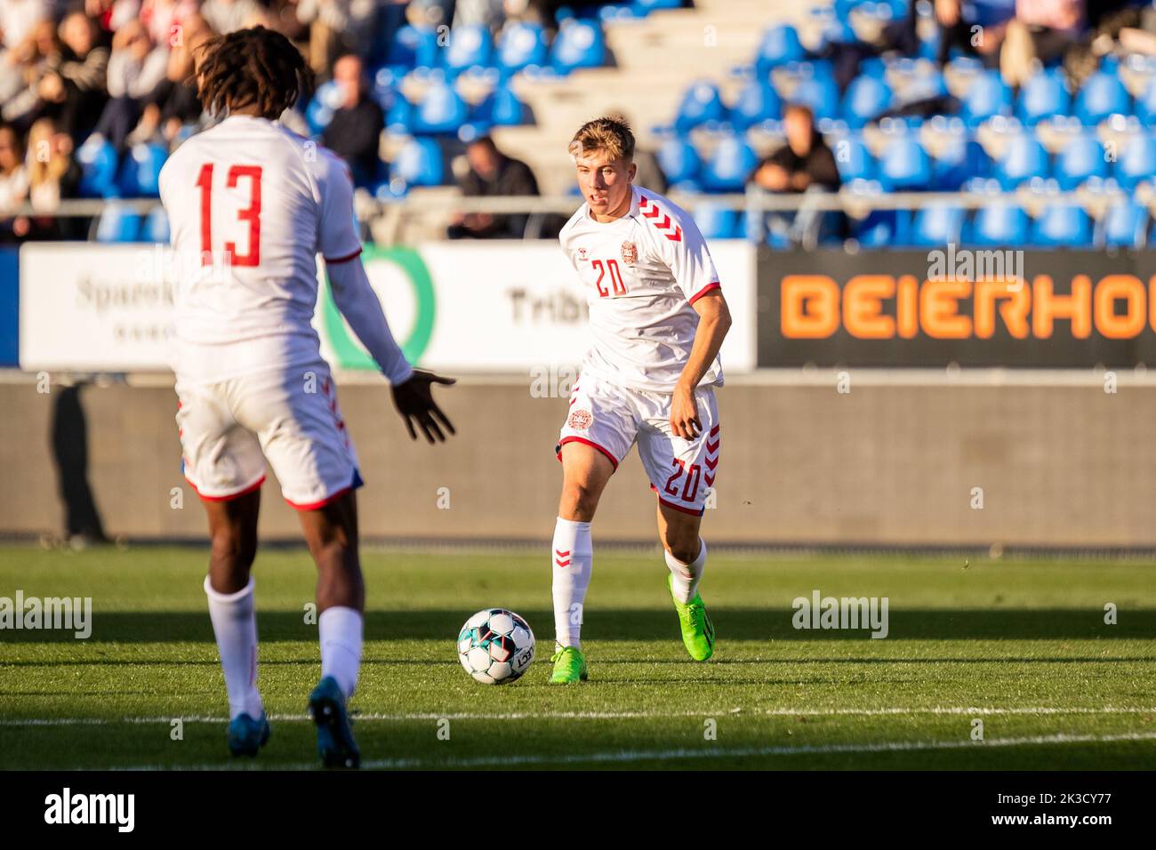 Hobro, Denmark. 24th, September 2022. Gustav Christensen (20) of