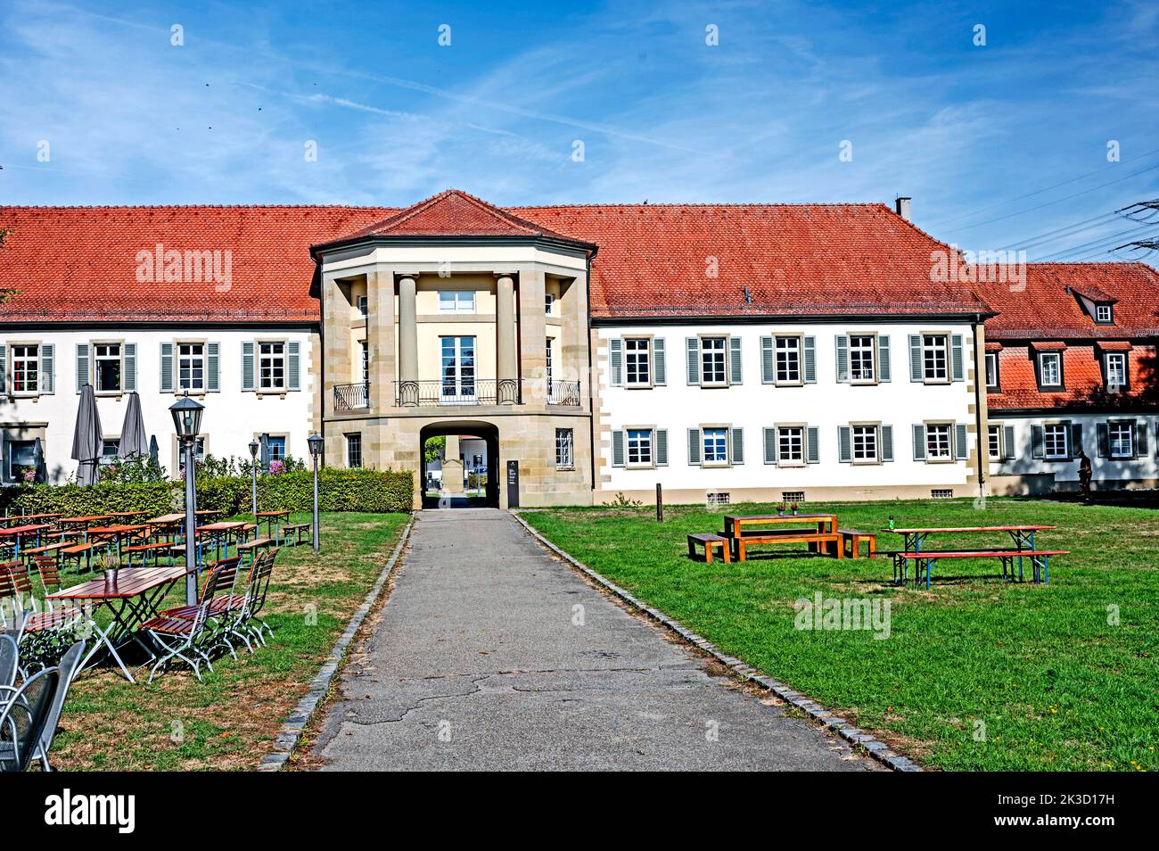 Ludwigsburg (Baden-Württemberg, Germany): Schloss und Park Monrepos; castle and parc Monrepos Stock Photo