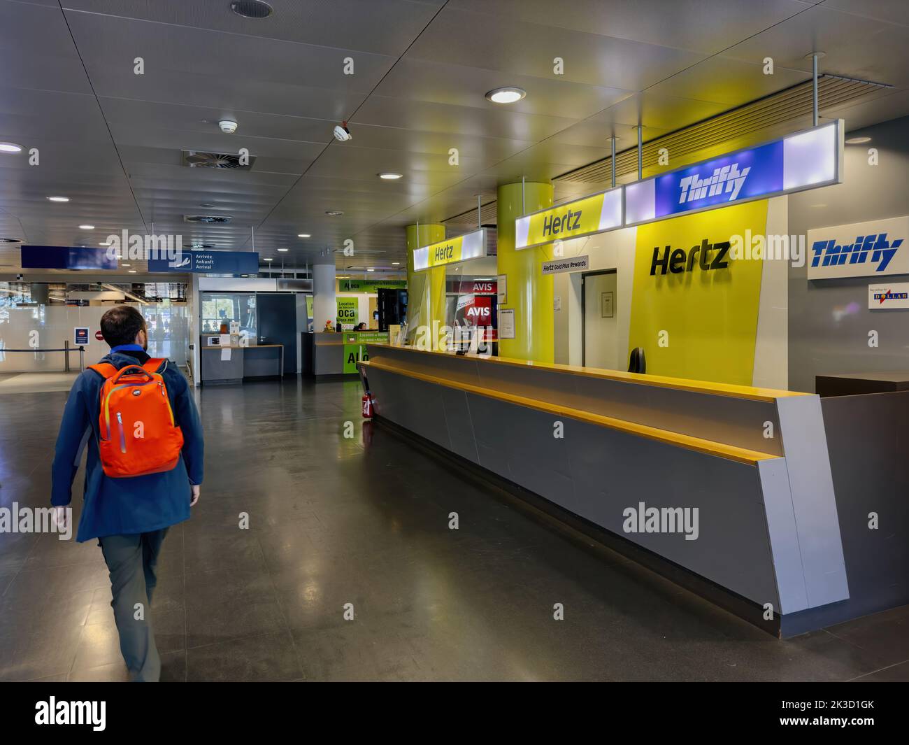 Basel, Switzerland Sep 22, 2022 Side view of young handsome solo