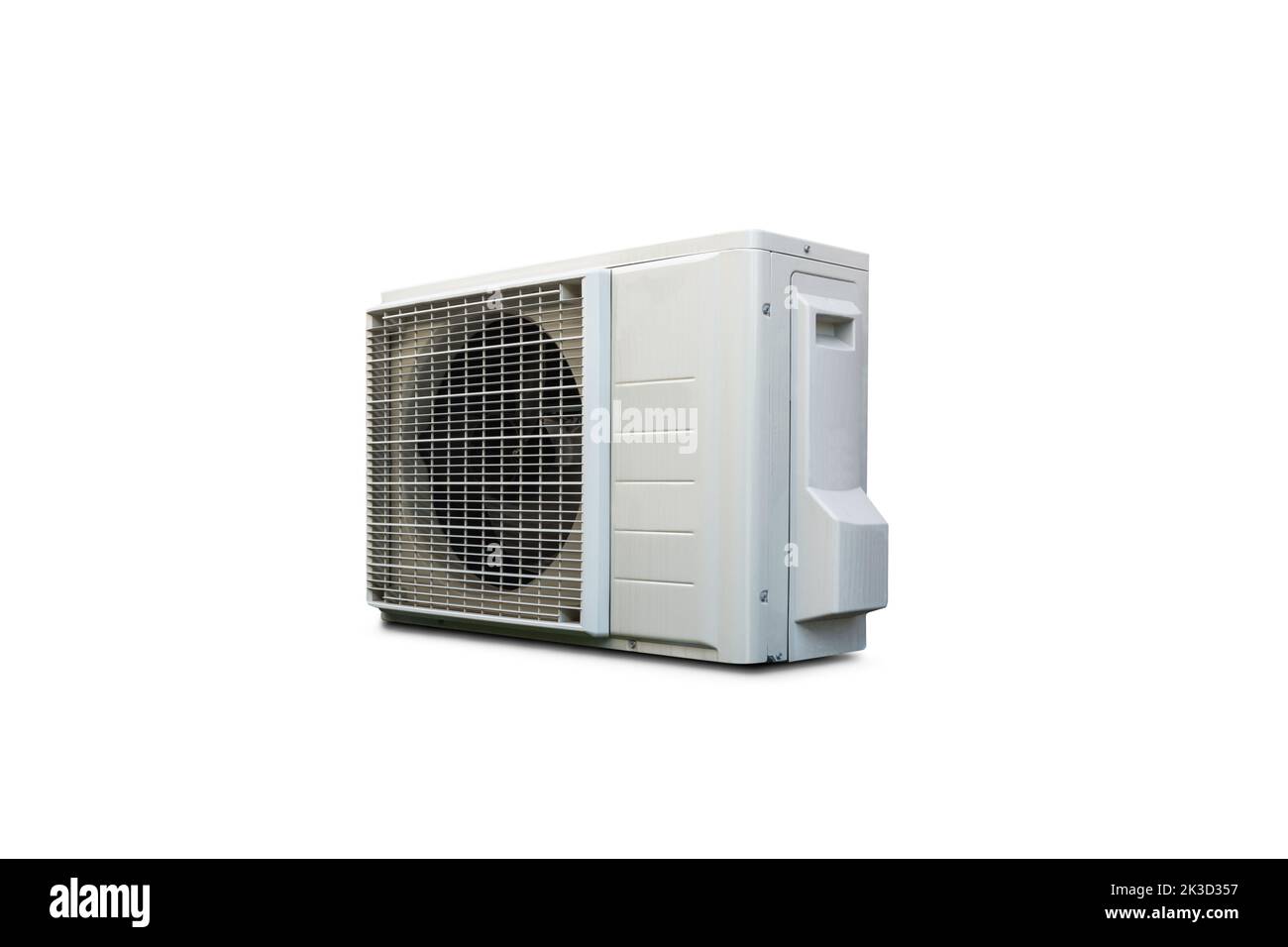 Air conditioning, air heat pump isolated on white Stock Photo Alamy