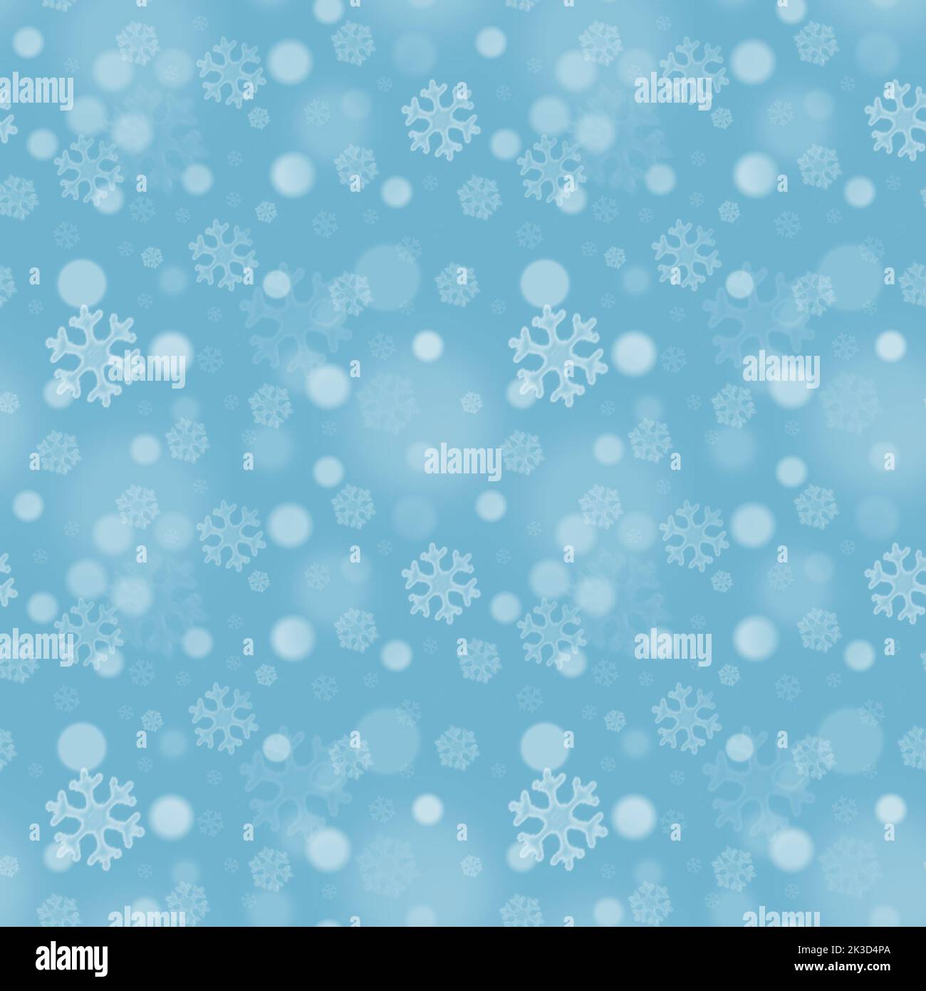 Christmas background, seamless pattern white falling snowflakes for ...