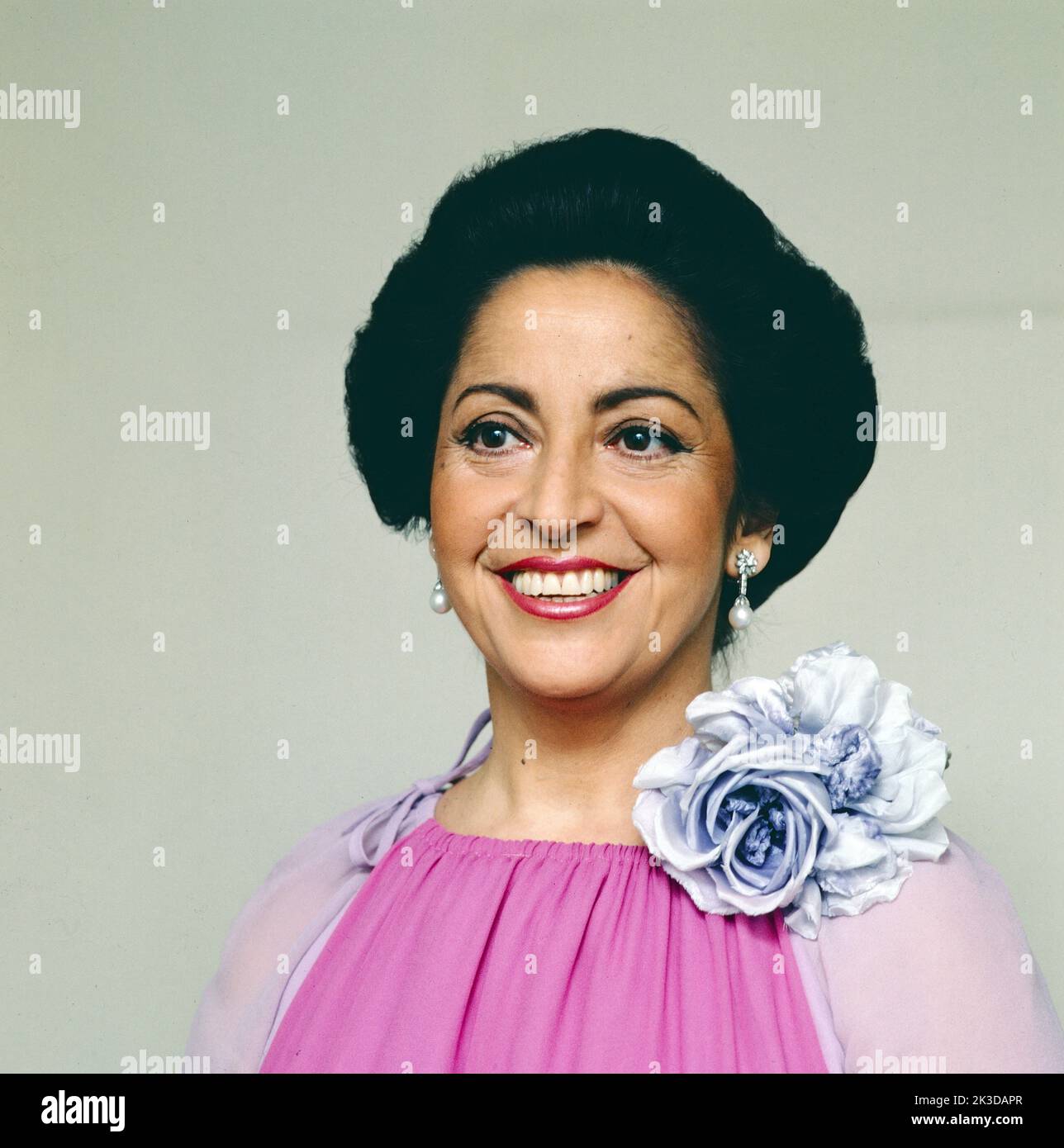 Teresa Berganza, spanische Opernsängerin, Mezzosopranistin, Portrait ...