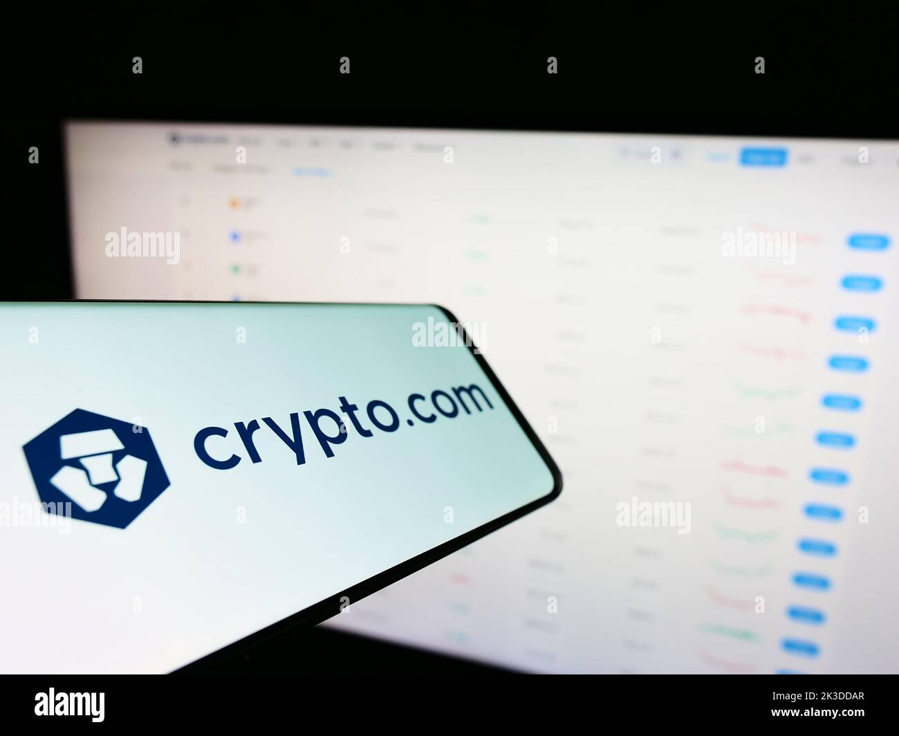 Crypto.com logo hi-res stock photography and images - Alamy