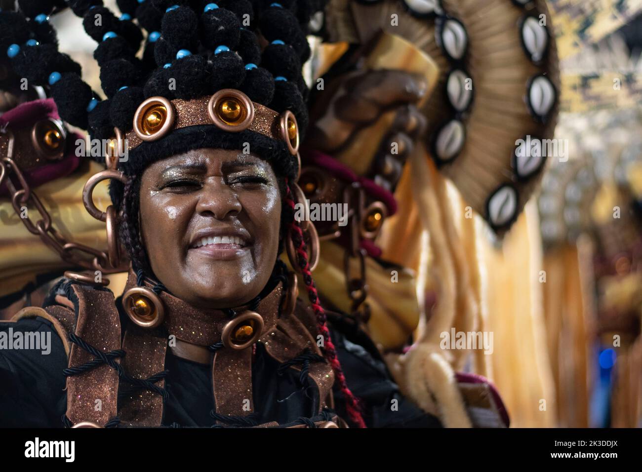 Rio, Brazil - april 22, 2022: Samba School Portela in the Rio Carnival ...