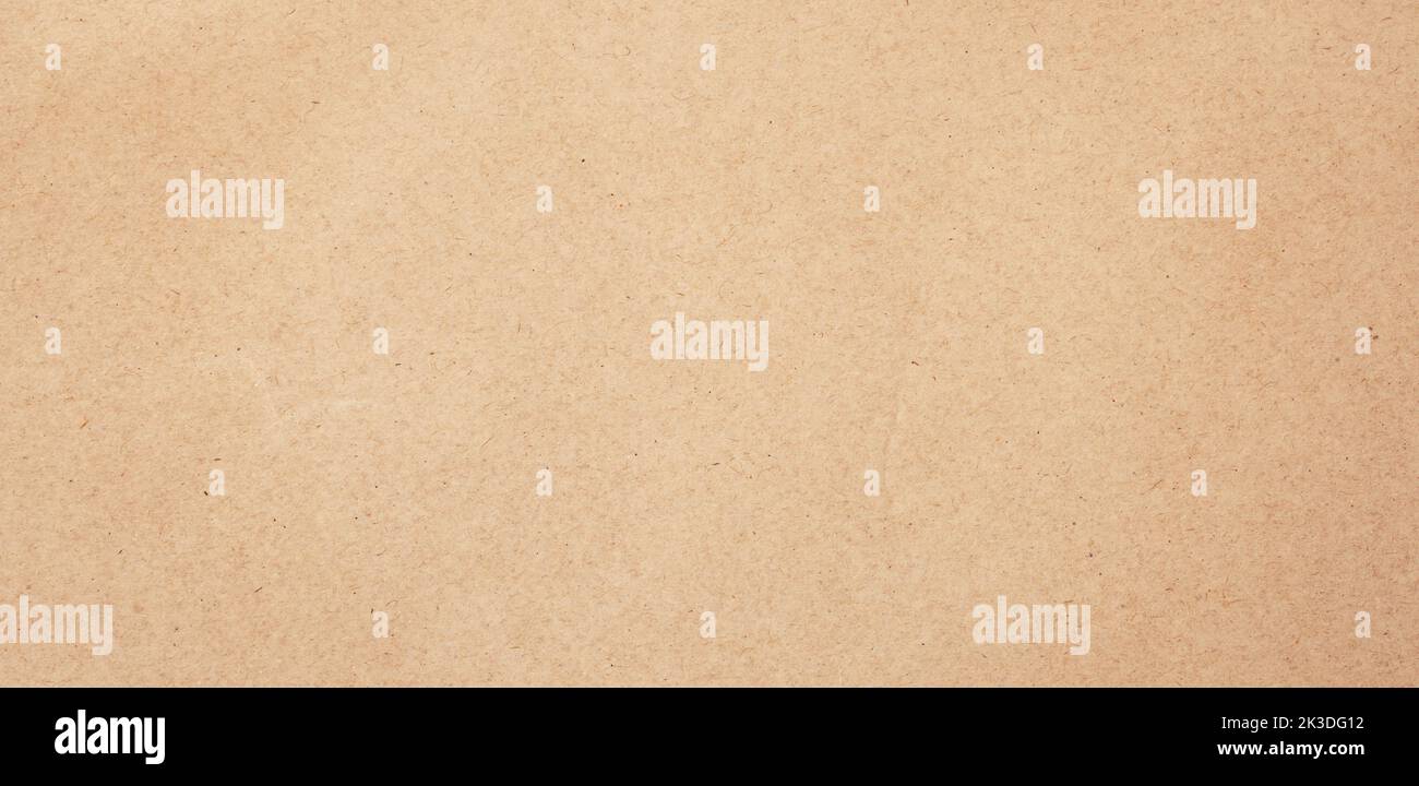 brown kraft paper texture and background with space for web banner Stock Photo