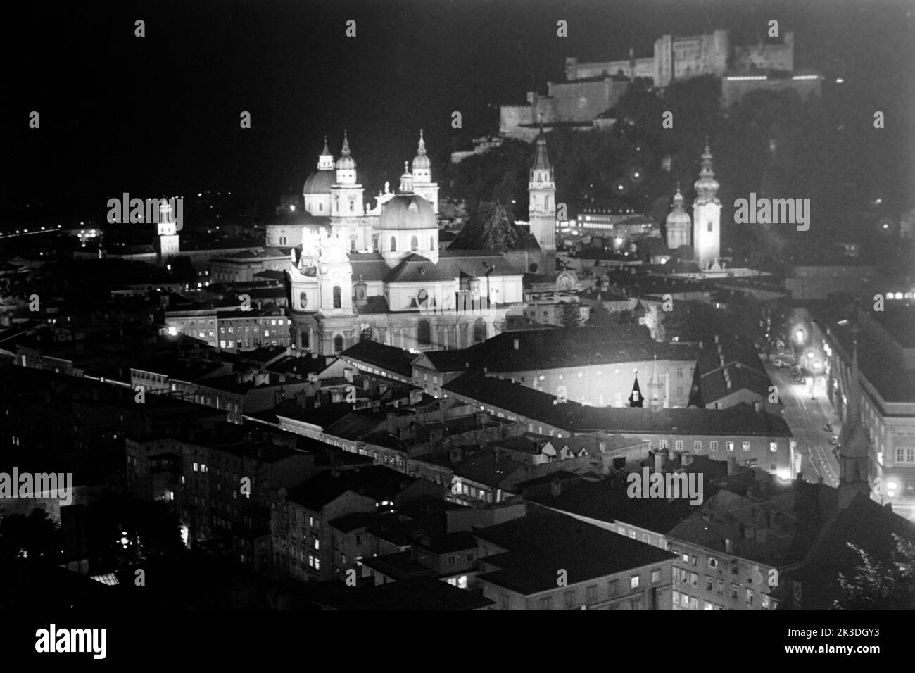 University hohensalzburg fortress salzburg Black and White Stock Photos ...