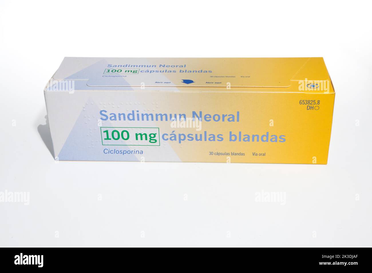 SANDIMMUN NEORAL 100 mg Stock Photo