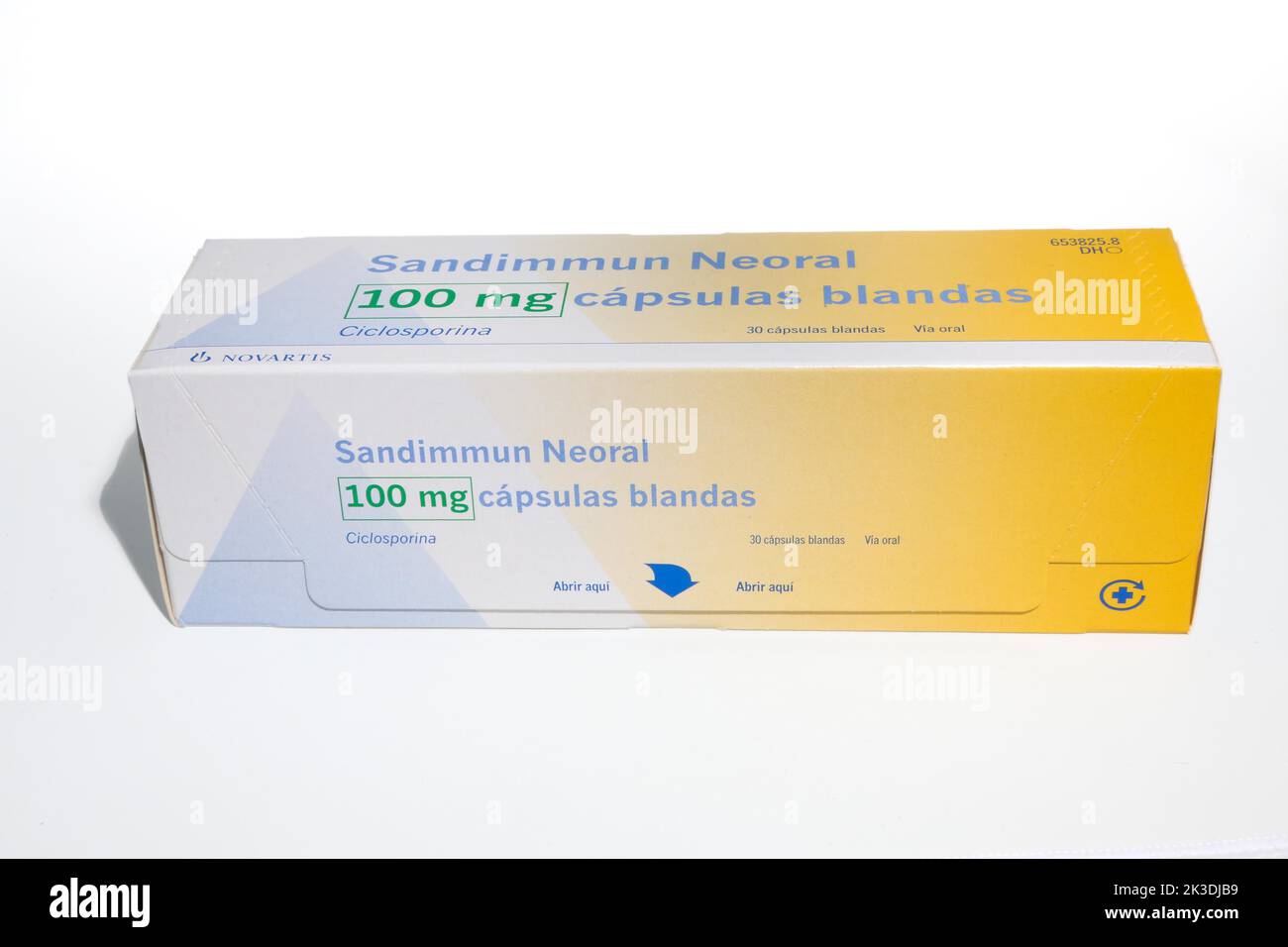 SANDIMMUN NEORAL 100 mg Stock Photo