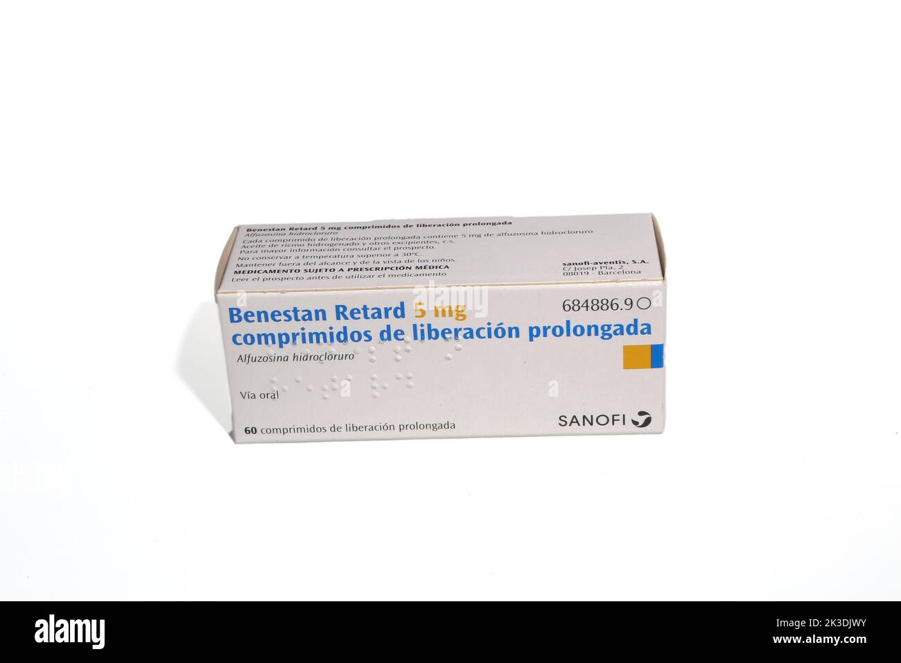 BENESTAN RETARD 5 mg COMPRIMIDOS DE LIBERACION PROLONGADA Stock Photo