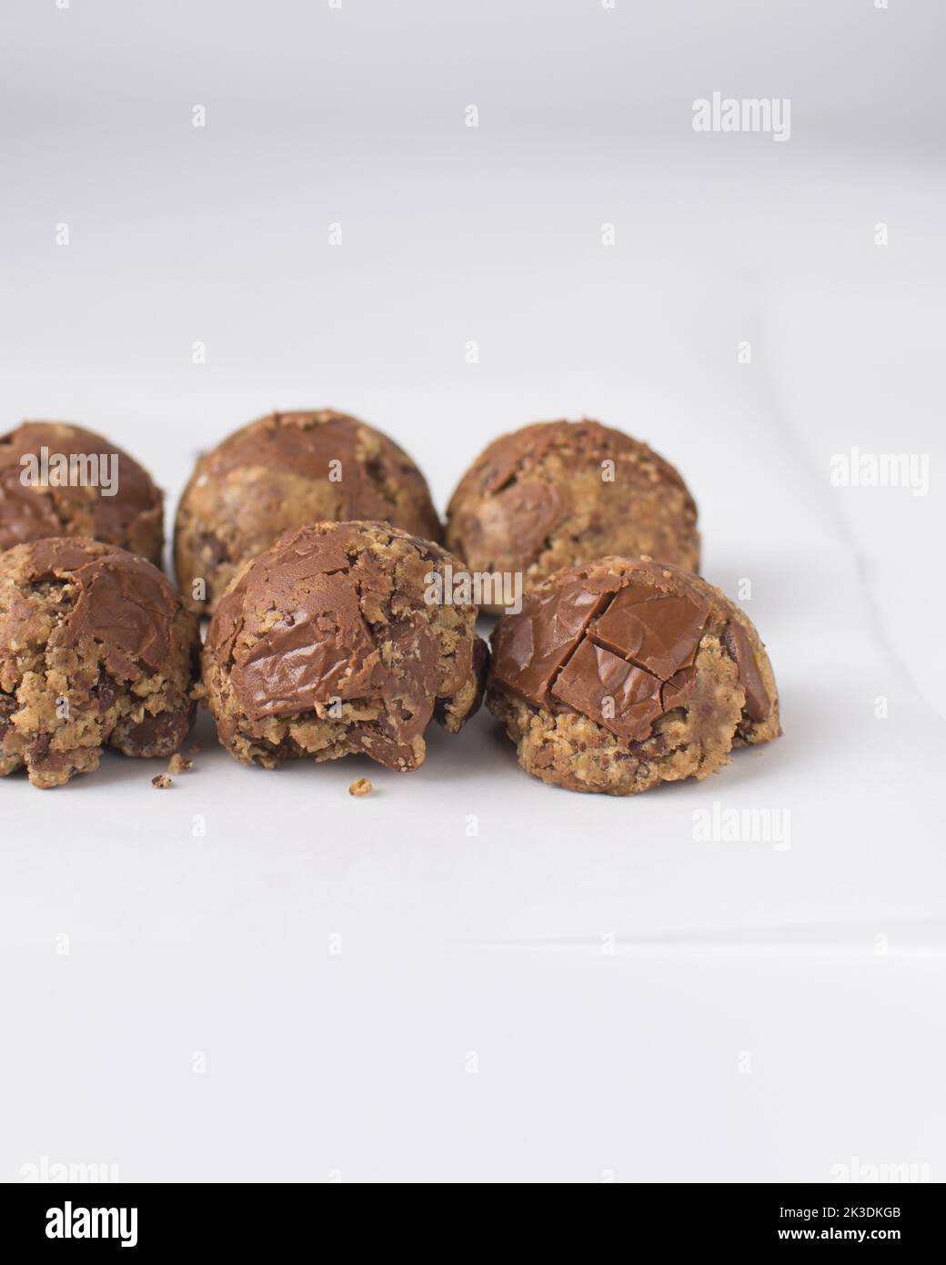 scoops of chocolate chip cookie dough Stock Photo Alamy