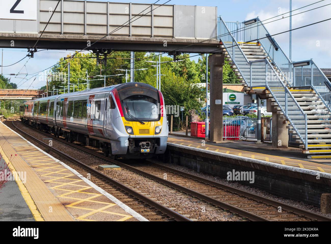 A Greater Anglia Train At Audley End Station Heading for Cambridge ...