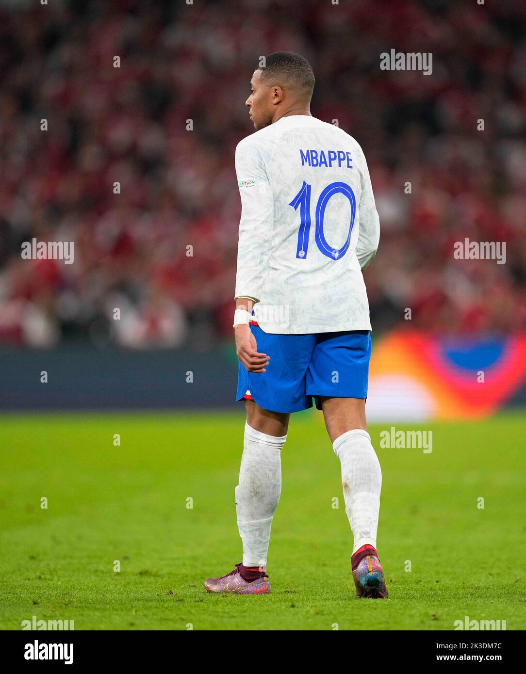 Parken, Copenhagen, Denmark. 25th Sep, 2022. Kylian Mbappé (France ...