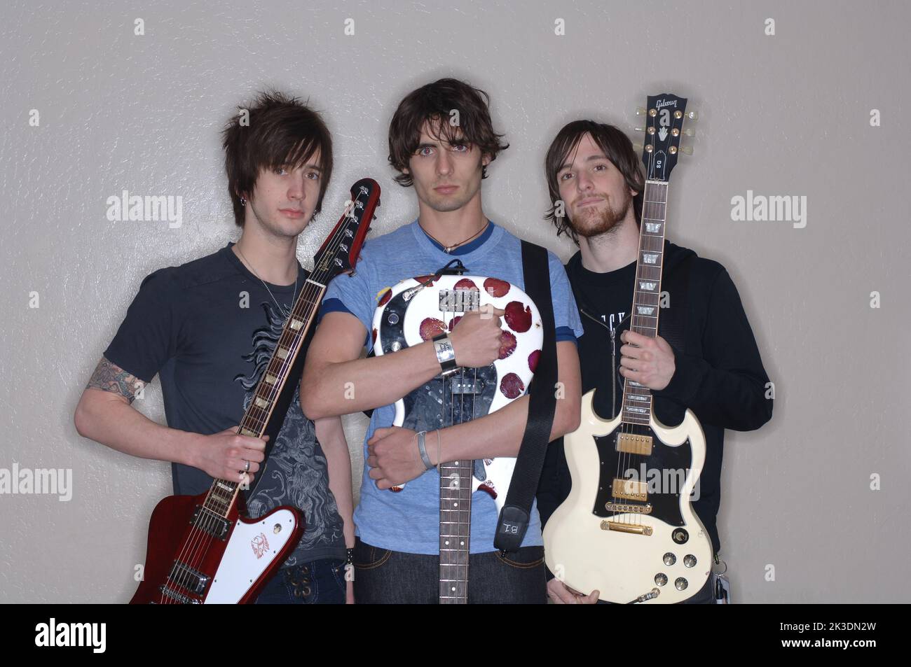 All American Rejects photographed in 2006 in San Jose, California. Credit: Ross Pelton/MediaPunch Stock Photo