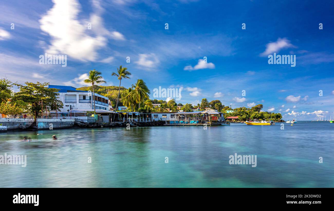 Martinique, village of SainteAnne La hotel and restaurant