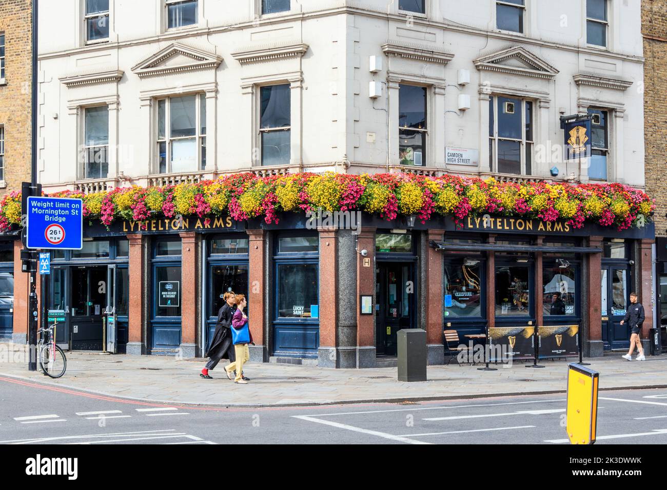 The Lyttelton Arms pub opposite Mornington Crescent station, made famous by the BBC comedy show 'I'm Sorry I haven't a Clue', London, UK Stock Photo