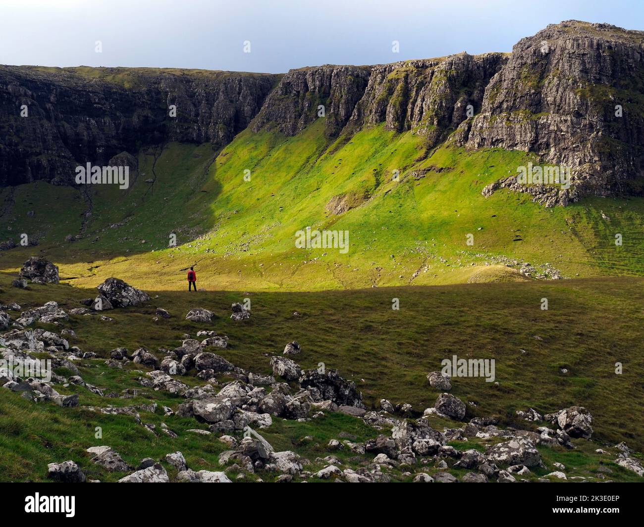 Hvannhagi, Suðuroy, Faroes Stock Photo