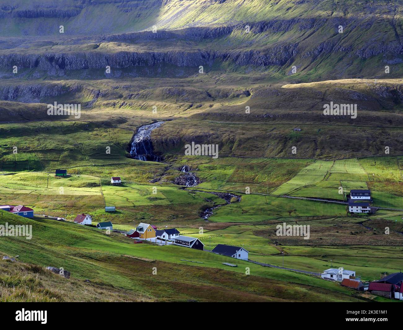Famjin, Suðuroy, Faroes Stock Photo