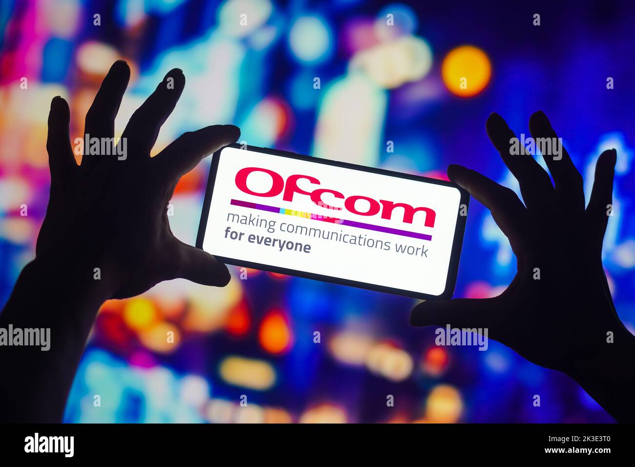 Brazil. 26th Sep, 2022. In this photo illustration, the Office of Communications (Ofcom) logo seen displayed on a smartphone. Credit: SOPA Images Limited/Alamy Live News Stock Photo