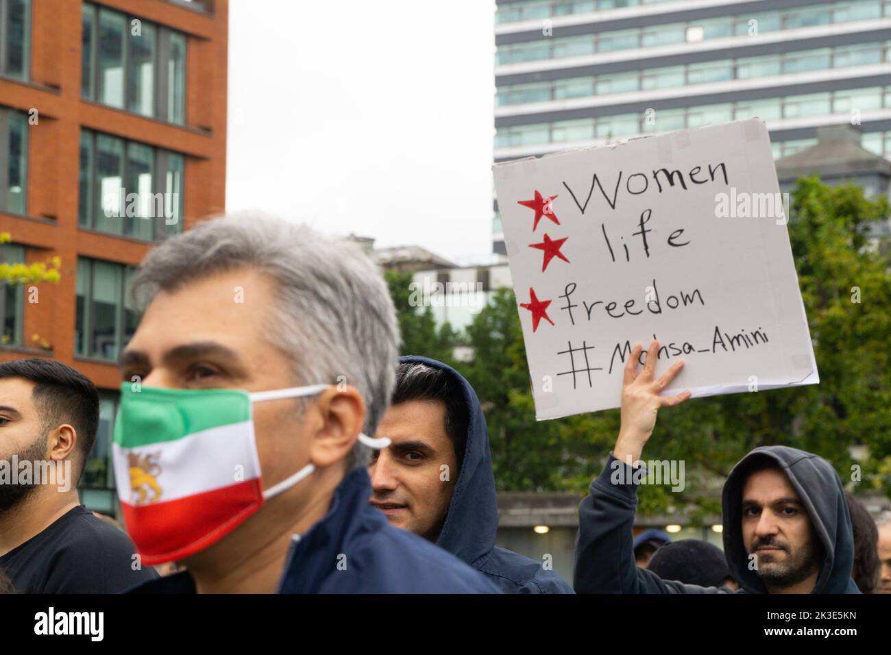 Manchester, UK, 25 Septemb3er 2022 At Picadilly Gardens in Manchester