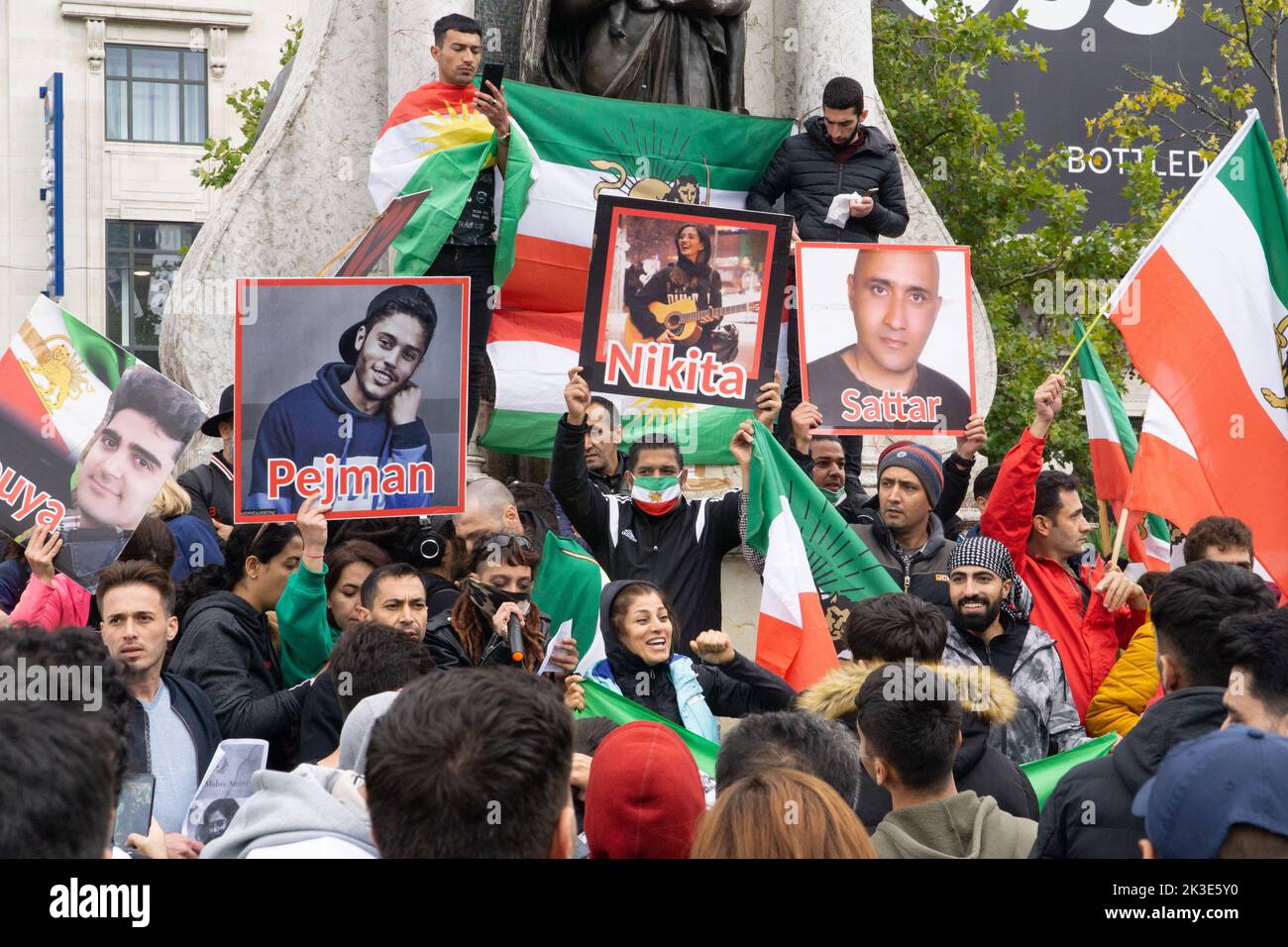 Manchester, UK, 25 Septemb3er 2022 At Picadilly Gardens in Manchester