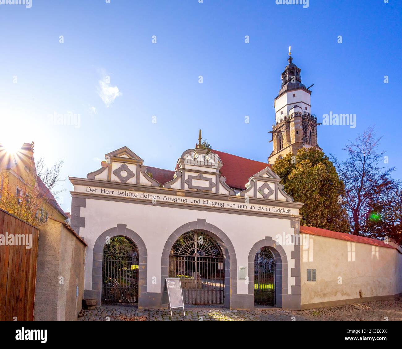 City hall in Kamenz, Germany Stock Photo