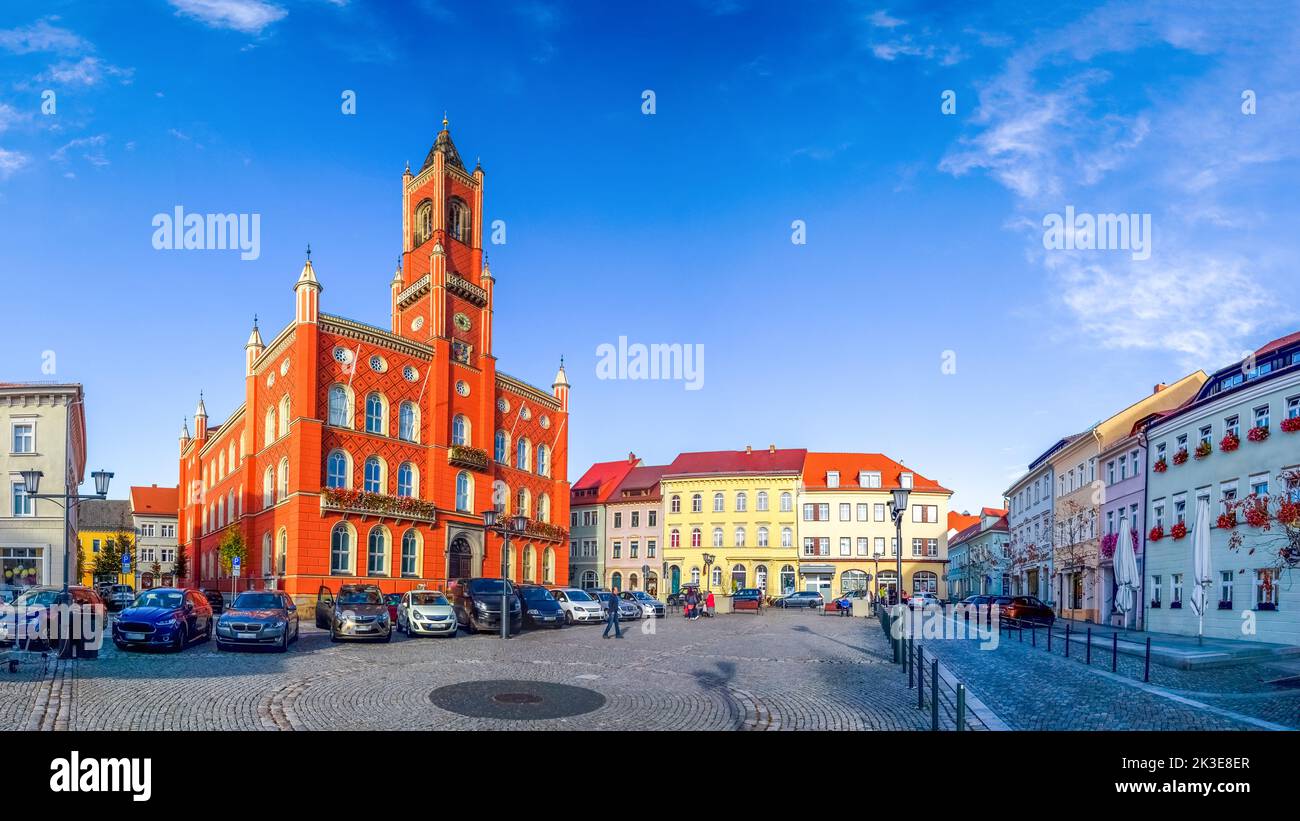 City hall in Kamenz, Germany Stock Photo