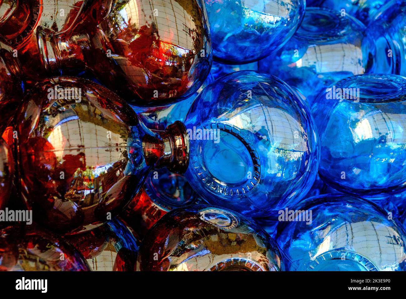 coloured-empty-glass-bottles-as-background-stock-photo-alamy