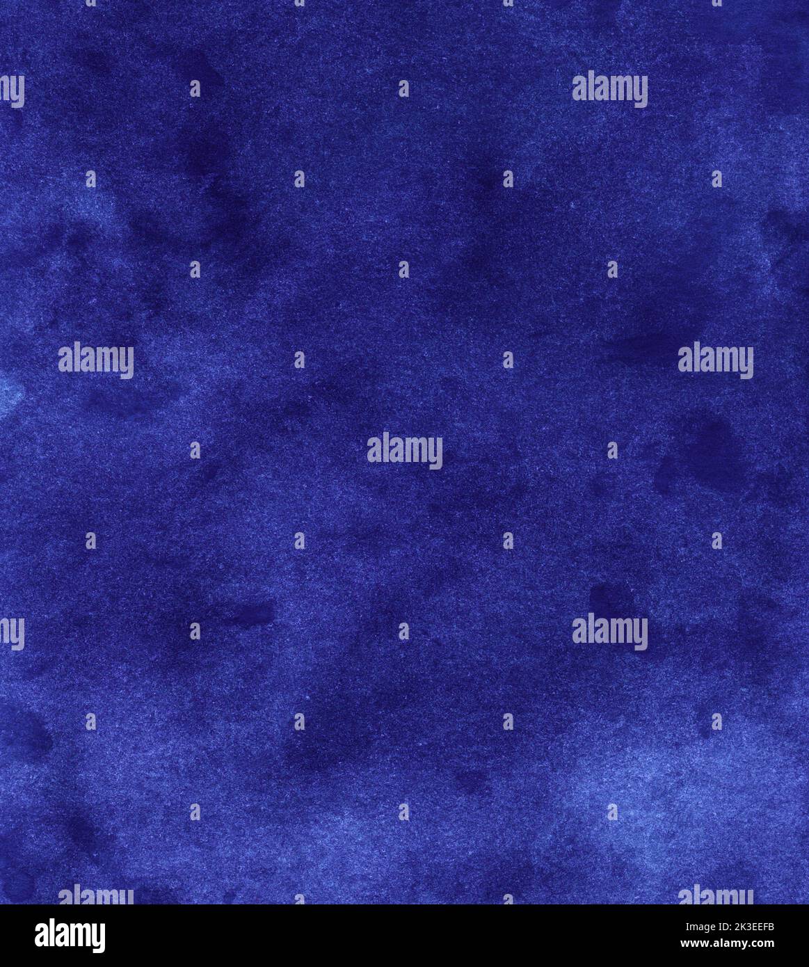 Watercolor royal blue background texture. Dark blue backdrop, hand