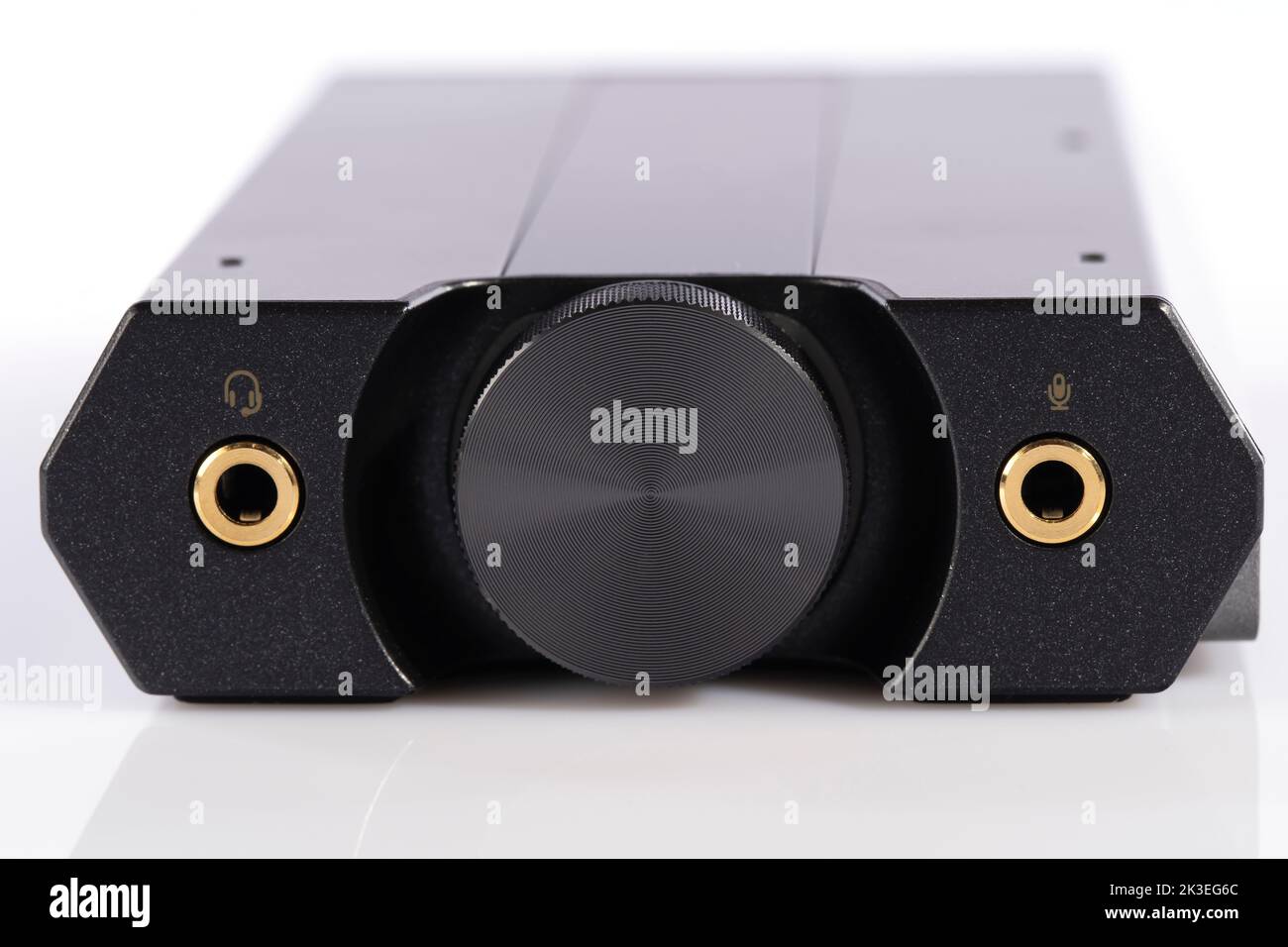 An external sound card and DAC isolated on white Stock Photo Alamy