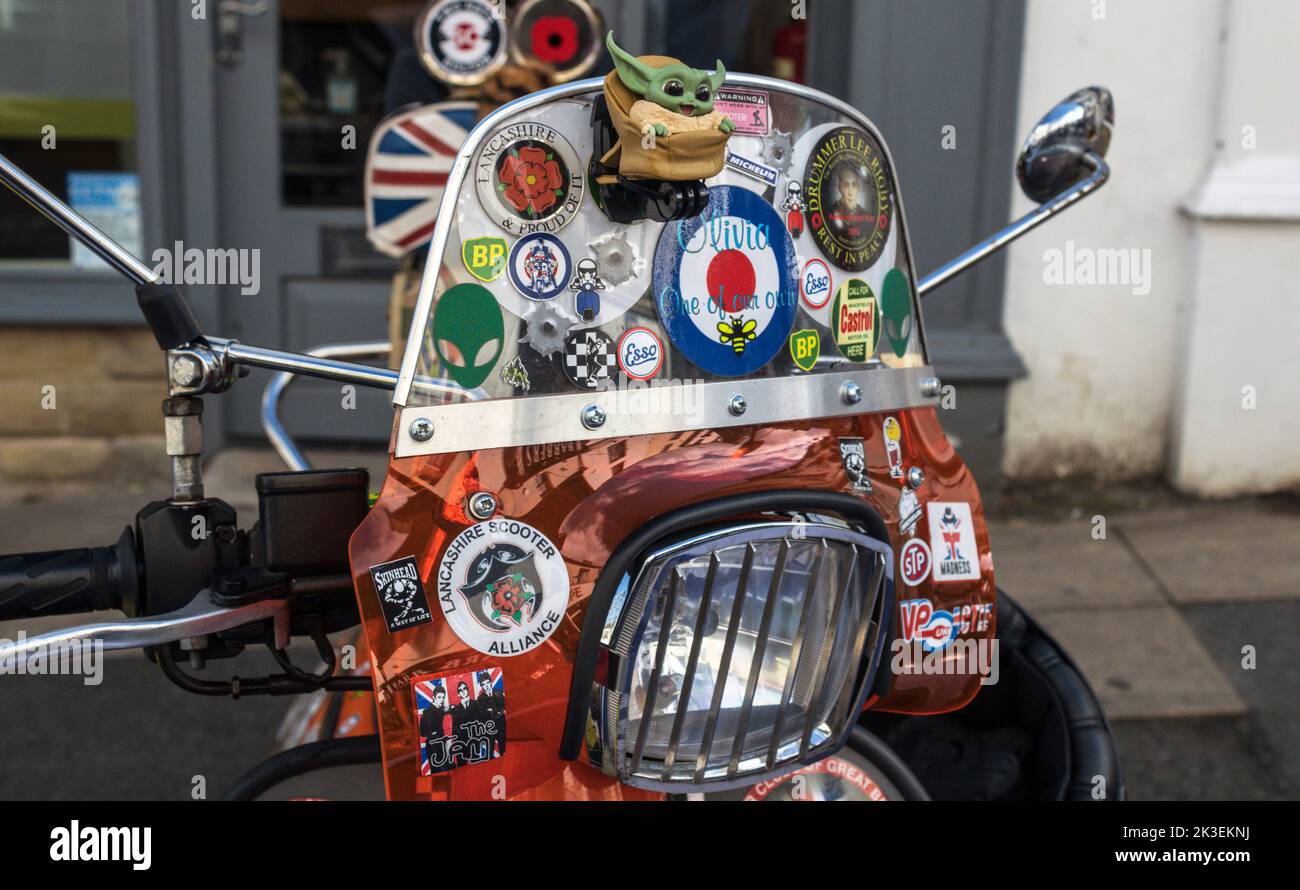 Oibble Ribble valley scooter rally hi-res stock photography and images - Alamy