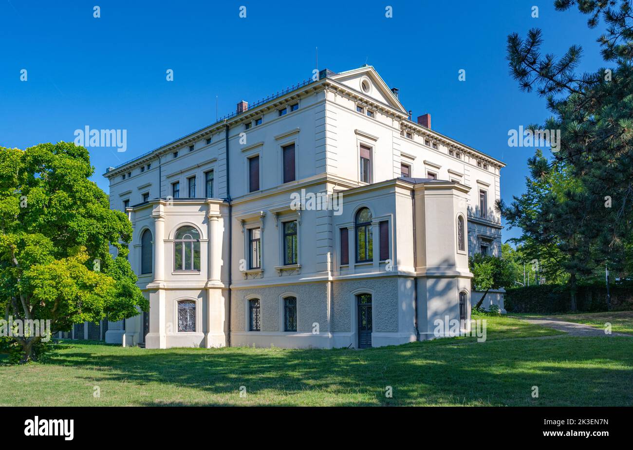 Villa Merkel in Esslingen at the Neckar. Baden-Wuerttemberg, Germany, Europe Stock Photo
